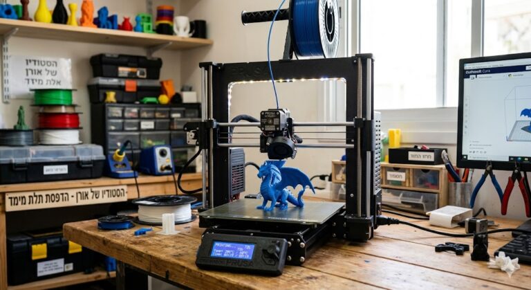מה לומדים בקורס הדפסות תלת מימד